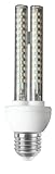 Segula 50690 LED 2 U 304 LEDs, 10.4 Watt, E27, 2800 Kelvin, klar