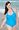 Turquoise Plus Size Sweetheart Halter Tankini Top - Plus Size Swimwear Plus Size Swimsuit