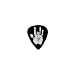 Planet Waves Jerry Garcia Signature Guitar Picks, Hand-Black Heavy