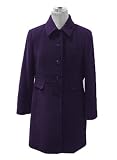 Purple Larry Levine Wool Pea Coat (on closeout sale)