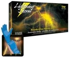 Atlantic Safety Products Lightning Storm Gloves LS-L, Large, Box of 50 Gloves