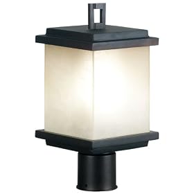 Kenroy Home 70214ORB Plateau One Light Post Lantern by Kenroy Home