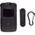 High quality Black leather Clip-on case with ratcheting belt clip and karabiner for Motorola Razr V3 V3c V3i V3m V3r