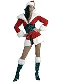 Deluxe Short N' Sweet Sexy Miss Santa Costume XS-S 2-6