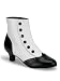 Bordello Button Spat Ankle Boot - 8