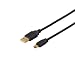 iBUFFALO USB2.0ケーブル (A to miniB) フェライト素子ねり込みタイプ ブラック 1m BSUAMNHF210BK