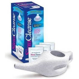 Hayfever, Sinus and Allergy Sufferers- Sinucleanse Net-Pot + 30 Satchets + Instructions - Clear Your Nose