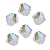 Swarovski Bicones 5301 4mm Crystal AB (50 Beads)
