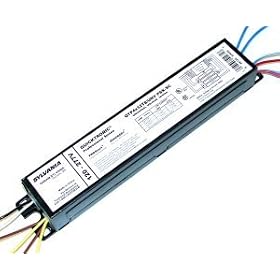 4-Lamp 120-277 volt Universal Electronic Sylvania Ballast for 4' T8 Fluorescent Sylvania... by Sylvania