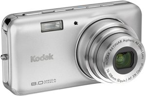 Kodak EasyShare M893IS 8.1MP Digital Camera with 3x Optical Image Stabilized Zoom (Silver)