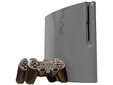 Sony PlayStation 3 Slim Skin (PS3 Slim) - NEW - HI-HO SILVER system skins faceplate decal mod