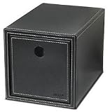 Hipce Filing Box, Holds 100 Discs, Faux Leather