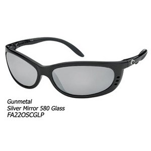 Costa Del Mar Fathom 580 Sunglasses Gunmetal/Silver Mirror One Size