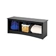 Sonoma Cubbie Bench in Black Finish By Prepac Furniture