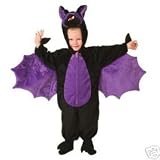 Plush Animal Costume Halloween Bat Toddler Size XS 1/2 Yrs