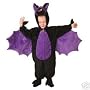 Plush Animal Costume Halloween Bat Toddler Size XS 1/2 Yrs