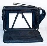 TUTTO Machine On Wheels Case 23X14-1/4X14-Black
