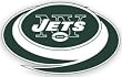 New York Jets 12"x12" Die-Cut Window Film - Football Sports Merchandise