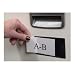 Magnetic Label Holder,3/4x4-3/8,Inserts 1/2x4,10/PK, Sold as 1 pack