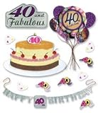 Thumbnail image for Jolees Boutique Themed Ornate Stickers, 40th Birthday
