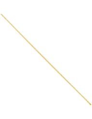 10K Gold 1mm Spiga Chain 30"
