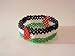 Beaded Palestine Flag Elastic Bracelet Wristband