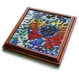 Lee Hiller Designs Mix Match Décor - Bricks - Fire Opal - Trivets