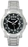 Bulova Crystal Collection Black Dial Men's Watch #96B176
