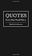 Quotes Every Man Should Know