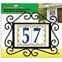 Hy-Ko #AK-TL3 Black SM Tile Addr Plaque