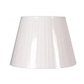 Box Pleat Lamp Shade - Cream (15")