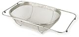 Review Roscan 041-8095 / Roscan Stainless Steel Over The Sink Strainer With Rubber Feet