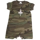 Camo Romper: Size 12 months - Green