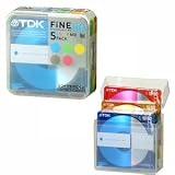TDK 80分MD5枚パック（収納ケース入り）「ニューFINE（ファイン）」 MD-FN80SLX5A