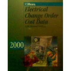 Electrical Change Order Cost Data (Electrical Change Order Cost Data 2000)