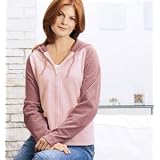 Ladies Microchenille Lites Full-Zip Jacket with Contrasting Sleeves at Colorado Trading