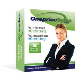 OnePriceTaxes Tax Software 2009 Federal + Free State + Free E-file (Windows Version)