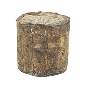 Raw African Black Soap from Ghana - 1 Lb