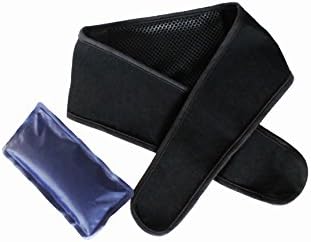 Reusable Hot or Cold Gel Pack Ice and Heat Back Pain Relief with Velcro Wrap Belt By Therapy At Home