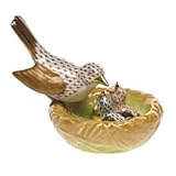 Herend Mother Bird and Babies Multicolor Fishnet Guild Society