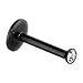Jewelry : 16 Gauge Black TITANIUM BIOPLAST Clear Gem Monroe 5/16 Inches