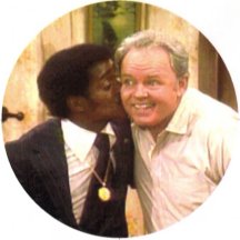 Archie Bunker and Sammy Davis Jr Racial Harmony Magnet