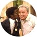 Archie Bunker and Sammy Davis Jr Racial Harmony Magnet