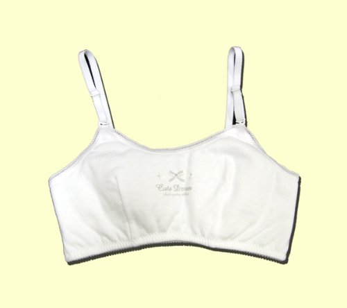 【日本製】カップ付ストラップ取替キャミハーフ140～160