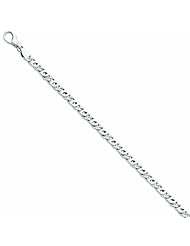 Genuine 14K Yellow Gold Wg 5.5Mm Polished And Satin Fancy Link Bracelet 8 Inches 100% Satisfaction Guaranteed.