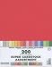 Super Value Cardstock Pack 8.5x11 200/Pkg: Assorted