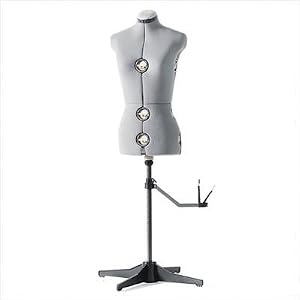 Dress Form Mannequin Size: Large, Color: Grey by 