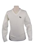 LAWN BOWLS LOGO JUMPER / SWEATER WHITE