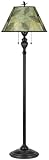 Quoizel Mica Leaf Green Mica Shade Floor Lamp
