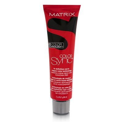 Matrix Color Sync Seamless Creme Demi-Color Ammonia Free HD-RR Red Red
